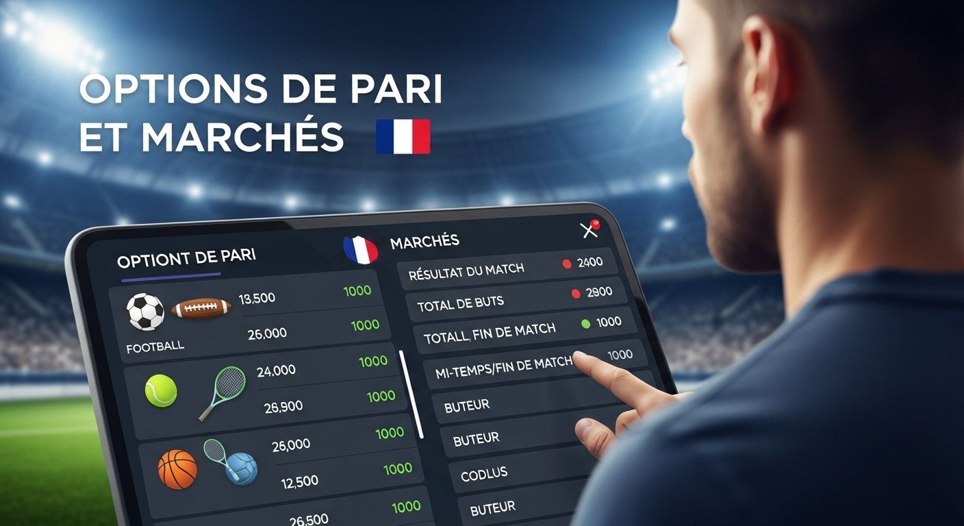 Options et marchés de paris betting platform