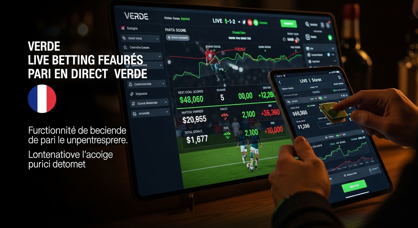 Fonctionnalités de paris en direct bet types